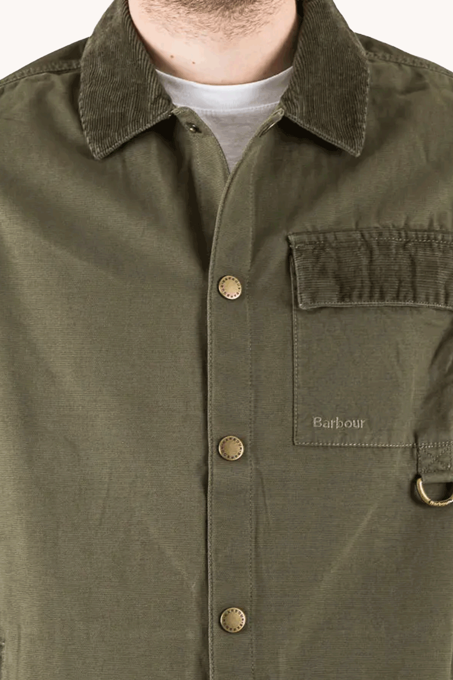 BARBOUR - VESTE SURCHEMISE HOMME DECLAN PATCH IVY GREEN