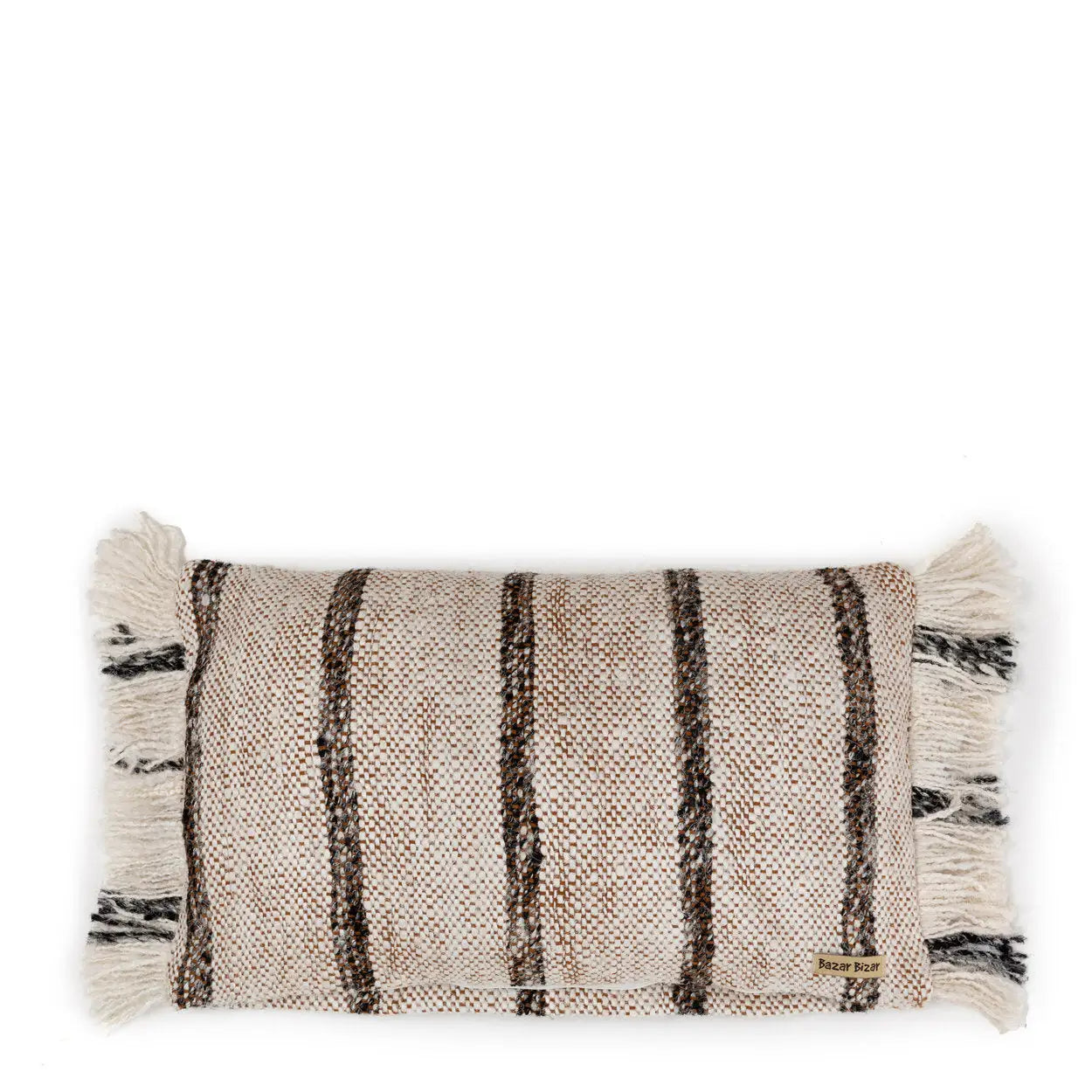 BAZAR BIZAR LIVING - HOUSSE DE COUSSIN BLANC BOHEME