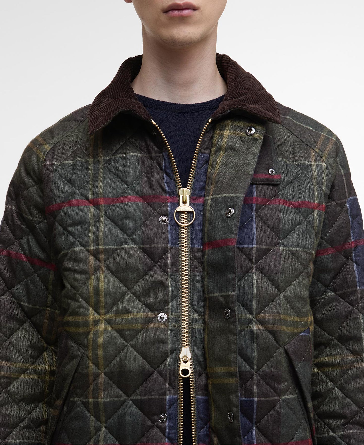 BARBOUR - Tartan Transport Quilted Jacket
