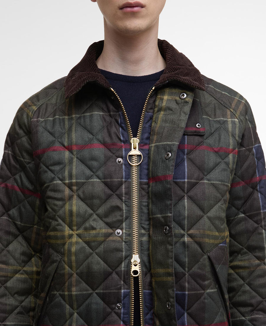 BARBOUR - Tartan Transport Quilted Jacket