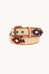 LA MANSA - Beige Ethnic Belt