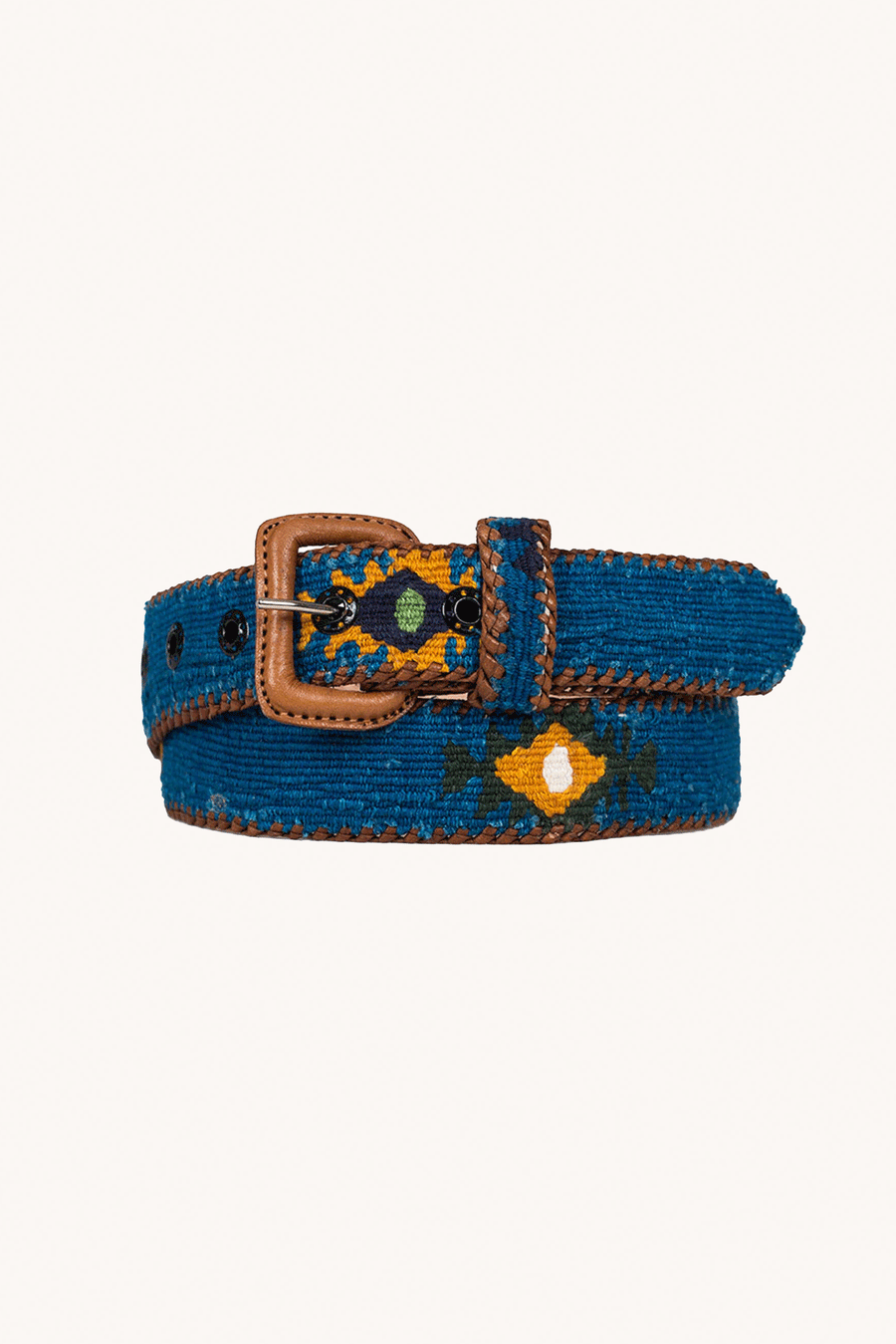 LA MANSA - Azul Petroleo Ethnic Belt