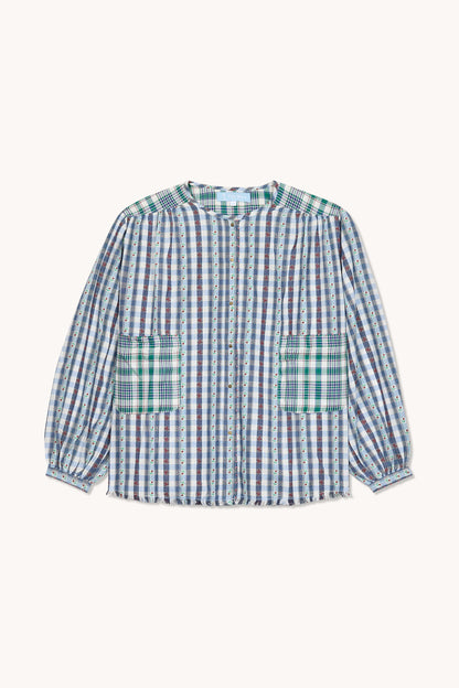 THE BLUE ISLAND - Kamini Floral Blouse