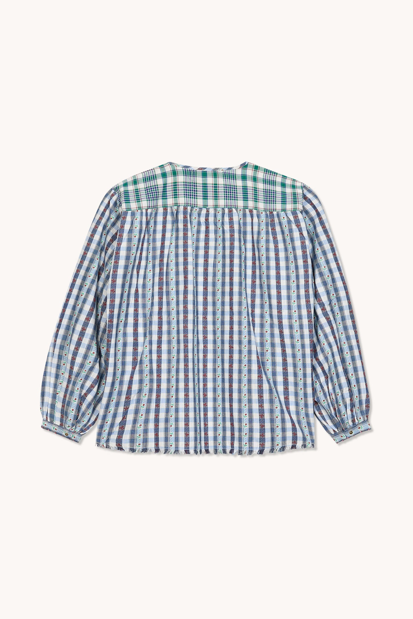 THE BLUE ISLAND - Kamini Floral Blouse