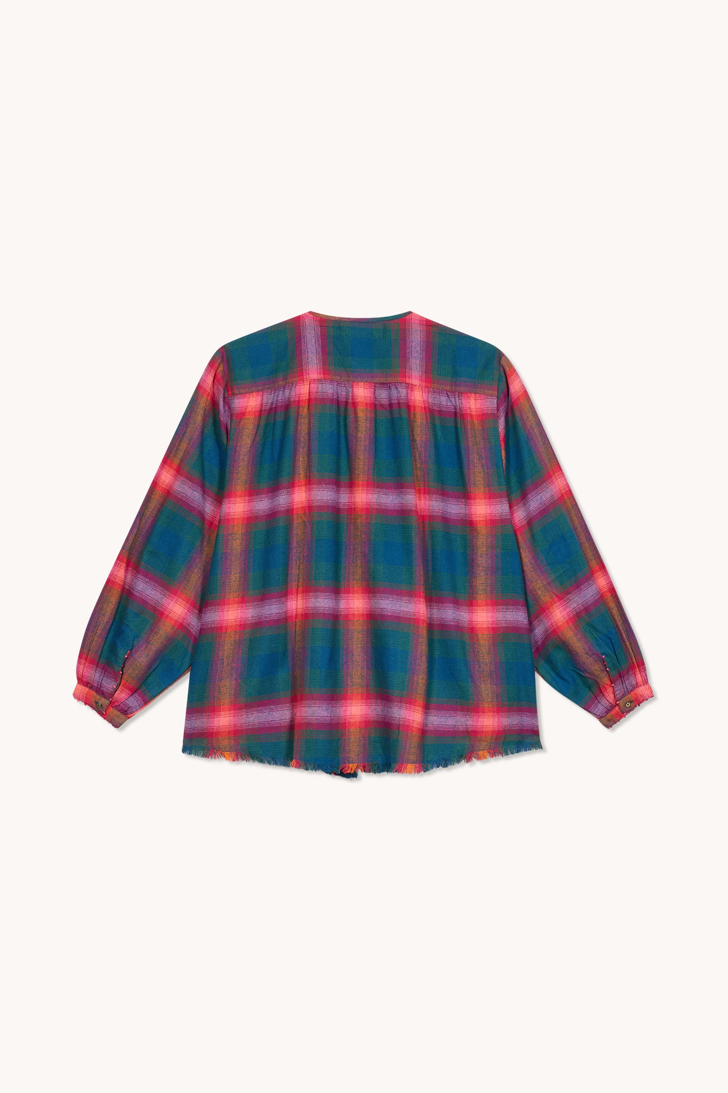 L'ÎLE BLEUE - Blouse Kamini Tartan