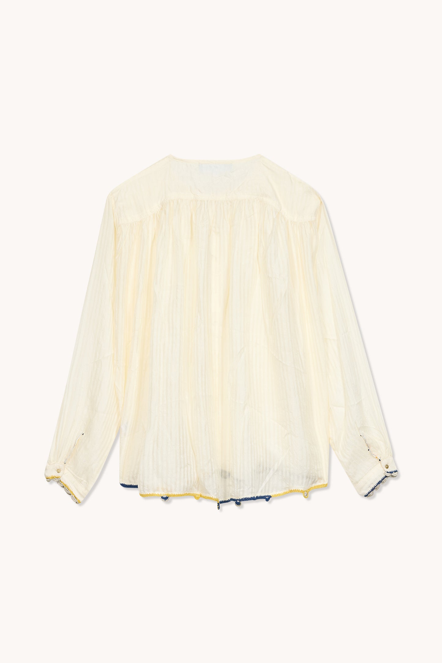 THE BLUE ISLAND - Lily Silk Blouse