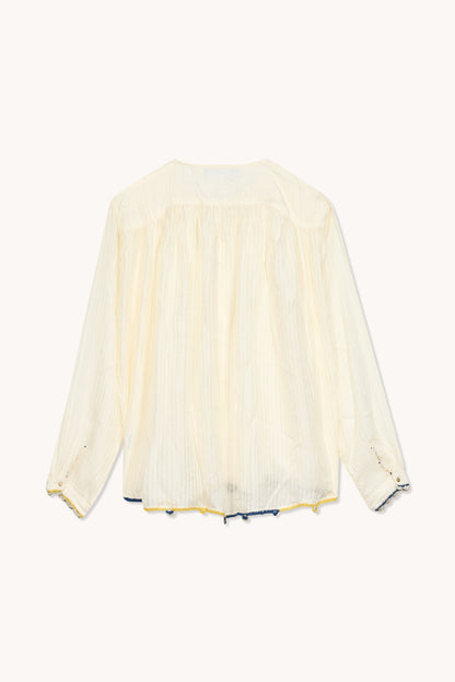 THE BLUE ISLAND - Lily Silk Blouse