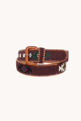LA MANSA - Chocolate Ethnic Belt