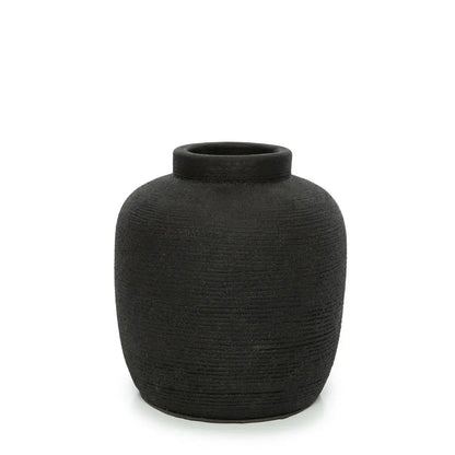 BAZAR BIZAR LIVING - VASE PEAKY NOIR
