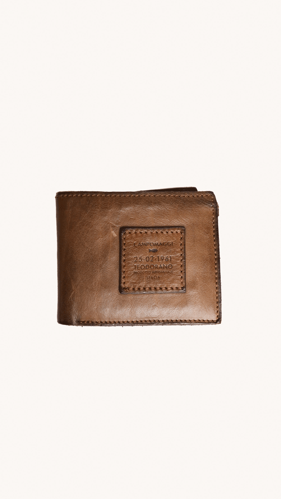 CAMPOMAGGI - Portfeuille homme en cuir military