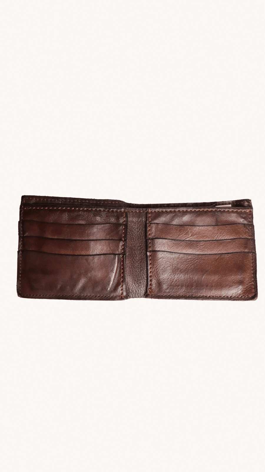 CAMPOMAGGI - Portfeuille homme en cuir marron
