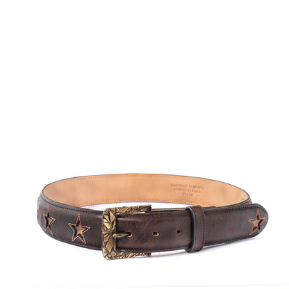 MEXICANA - Ceinture Star Brass Brown