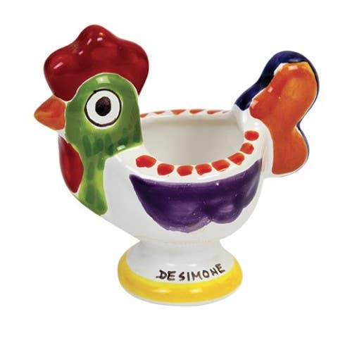 Coq en céramique Ceramiche De Simone cadeau de mariage multicolore, vue principale