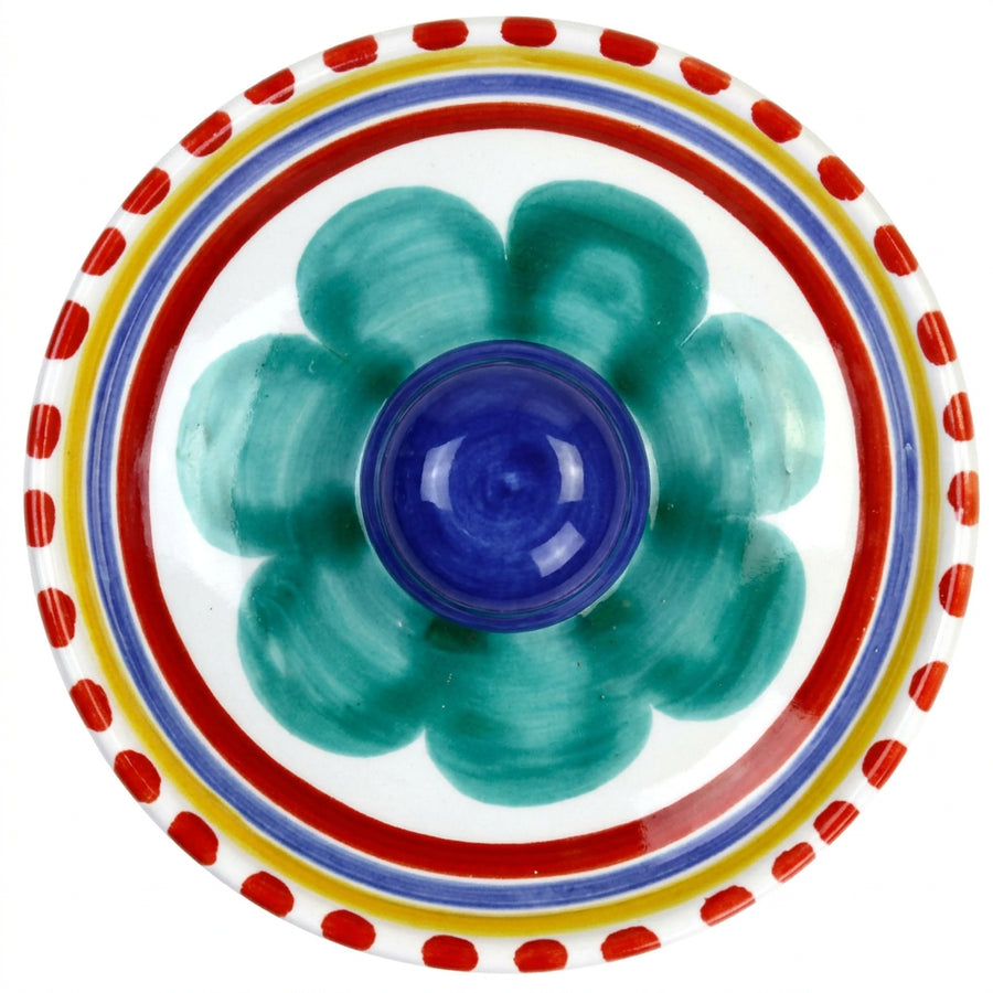 Plat à apéritif rond Alicudi Ceramiche De Simone multicolore, vue principale