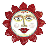 CERAMICHE DE SIMONE - SOLEIL MURAL EN CÉRAMIQUE - 44 × 44 CM