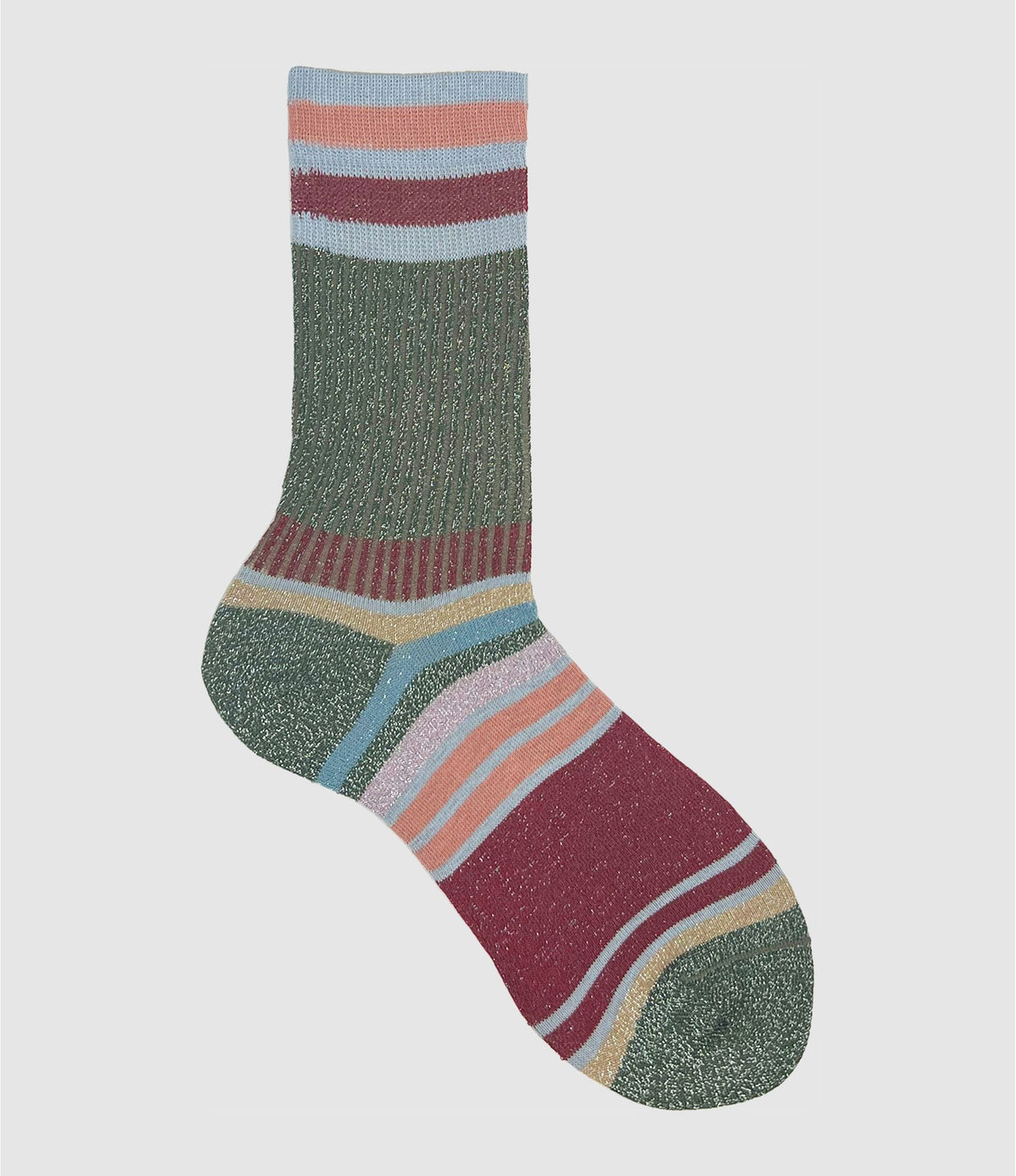 Chaussettes femme Alto Milano Chapo coloris kaki, vue principale
