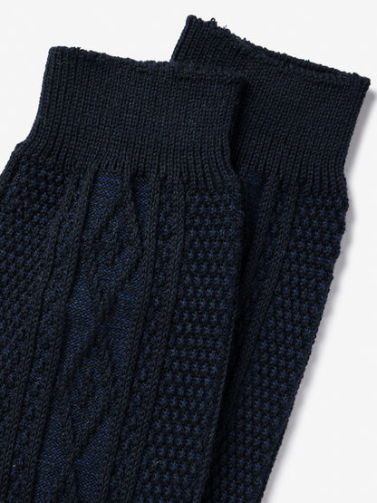 ROYALTIES - Aran Navy Socks