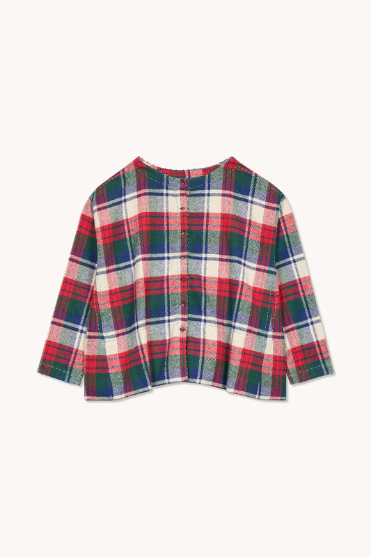 L'ÎLE BLEUE - BLOUSE FRIDA TARTAN