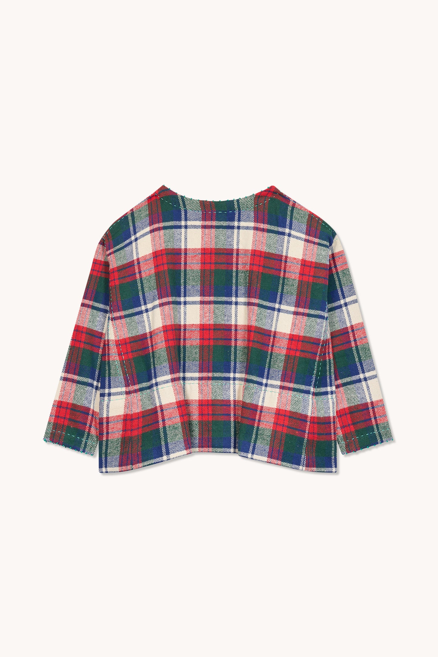 L'ÎLE BLEUE - BLOUSE FRIDA TARTAN