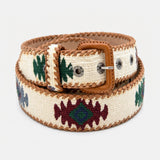 LA MANSA - CEINTURE TISSÉE - BLANC