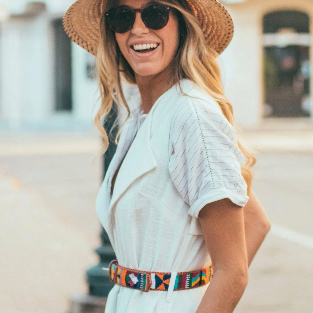 Ceinture tissée unisexe La Mansa Arcoiris, troisième vue