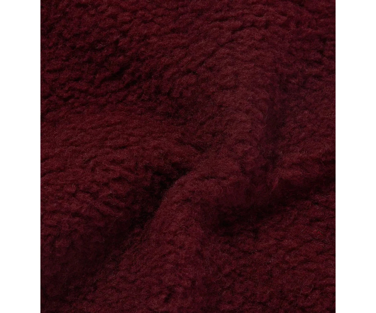 Veste sans manches Pepitko Coldbreaker laine bouclée Cherry Liqueur, deuxième vue