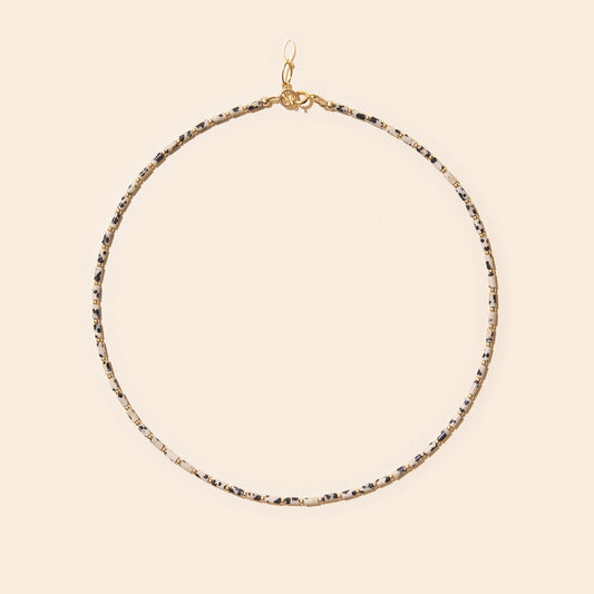 CAMILLE COLETTE STUDIO - Baia Jasper Dalmatian Necklace