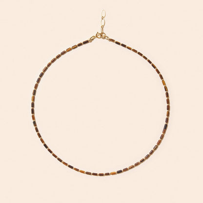 CAMILLE COLETTE STUDIO - COLLIER BAIA OEIL DU TIGRE