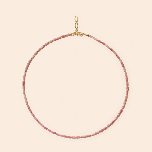 CAMILLE COLETTE STUDIO - COLLIER BAIA RHODONITE