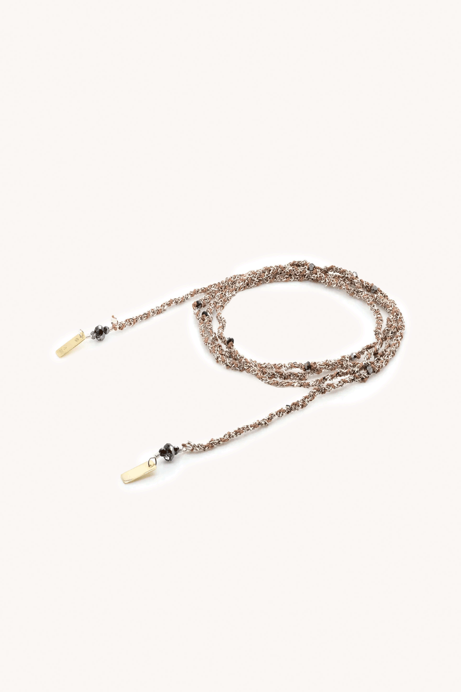 MARIE LAURE CHAMOREL - Collier N.182 Argent Beige