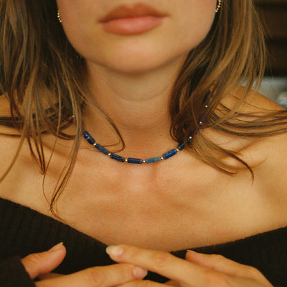 CAMILLE COLETTE STUDIO - COLLIER LAPIS LAZULI LAZULI