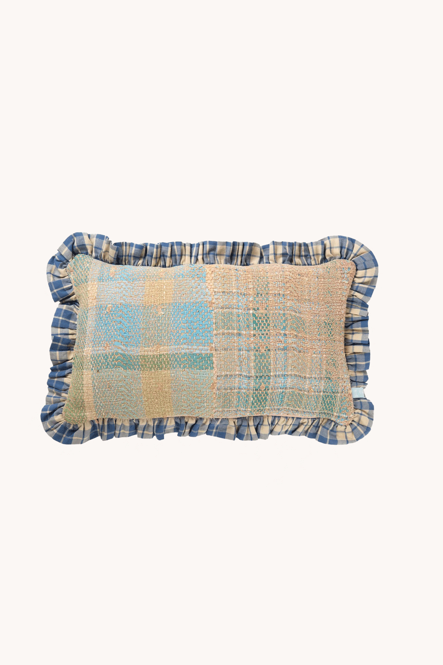 L'ÎLE BLEUE - COUSSIN EN KANTHA 42