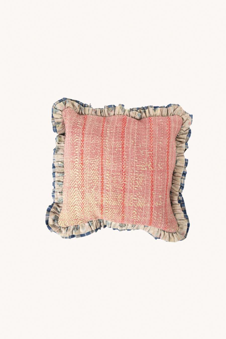 L'ÎLE BLEUE - COUSSIN EN KANTHA 62