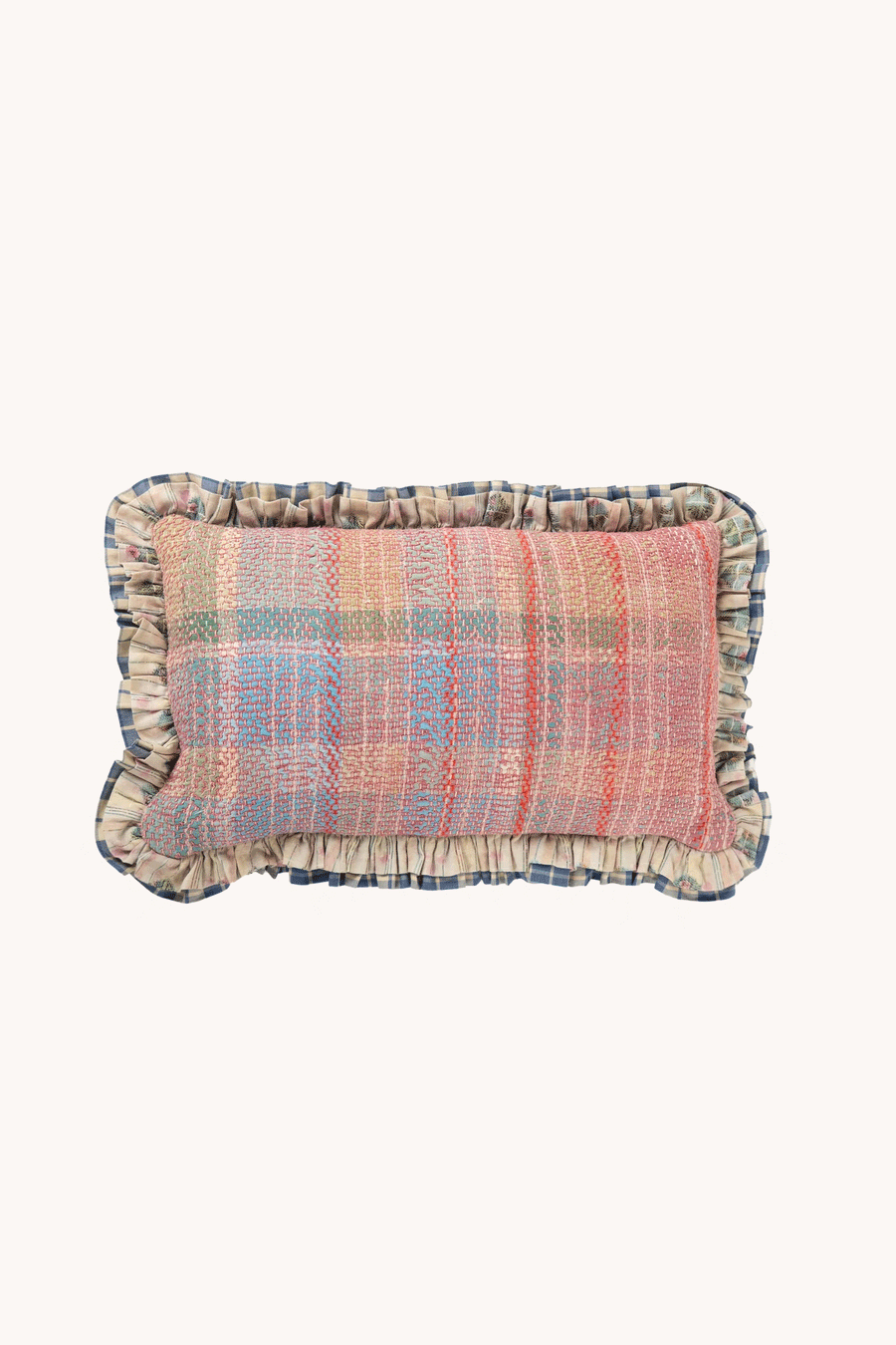 L'ÎLE BLEUE - COUSSIN EN KANTHA 42