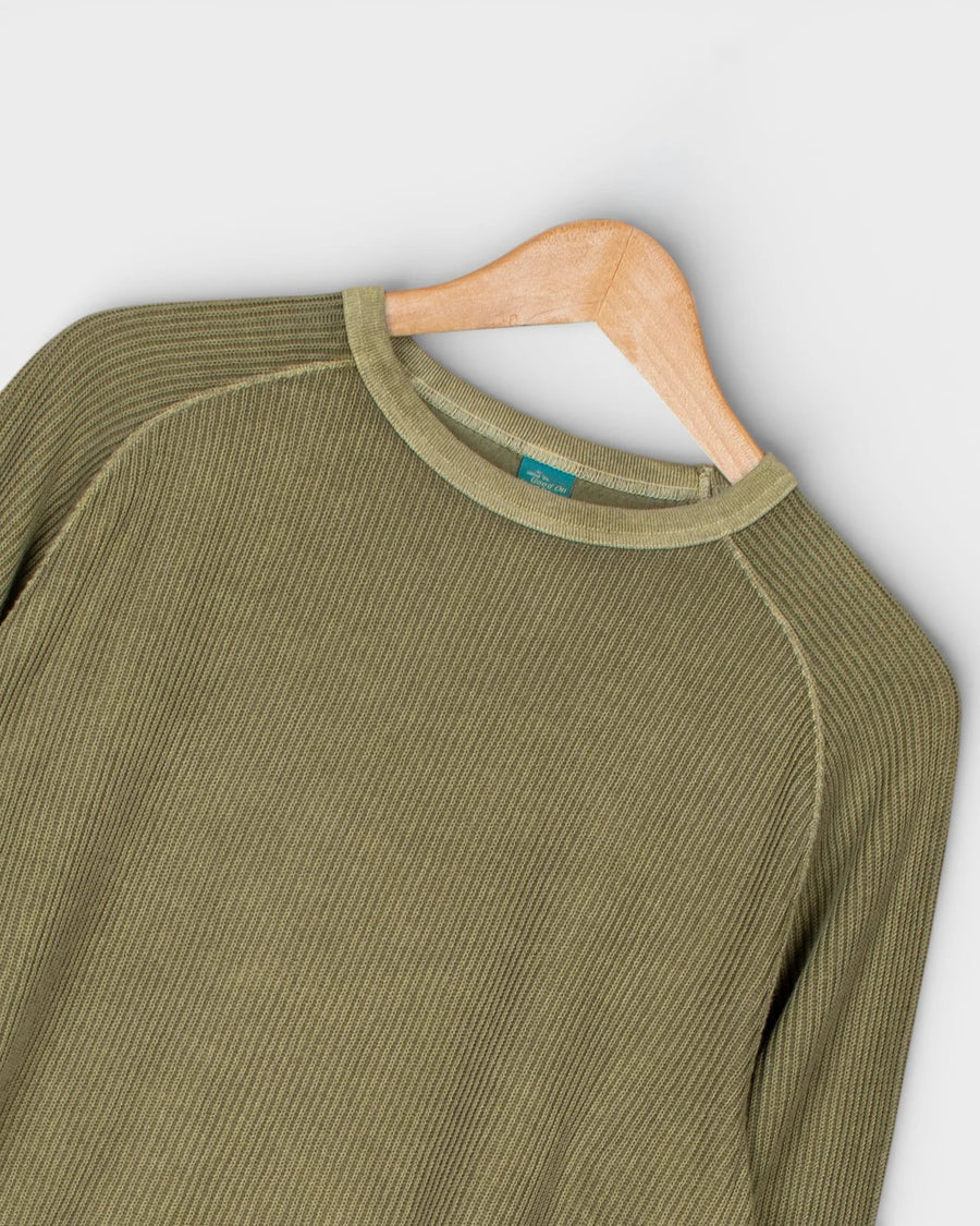 GOOD ON - T-SHIRT LONG SLEEVE KNIT SAGE