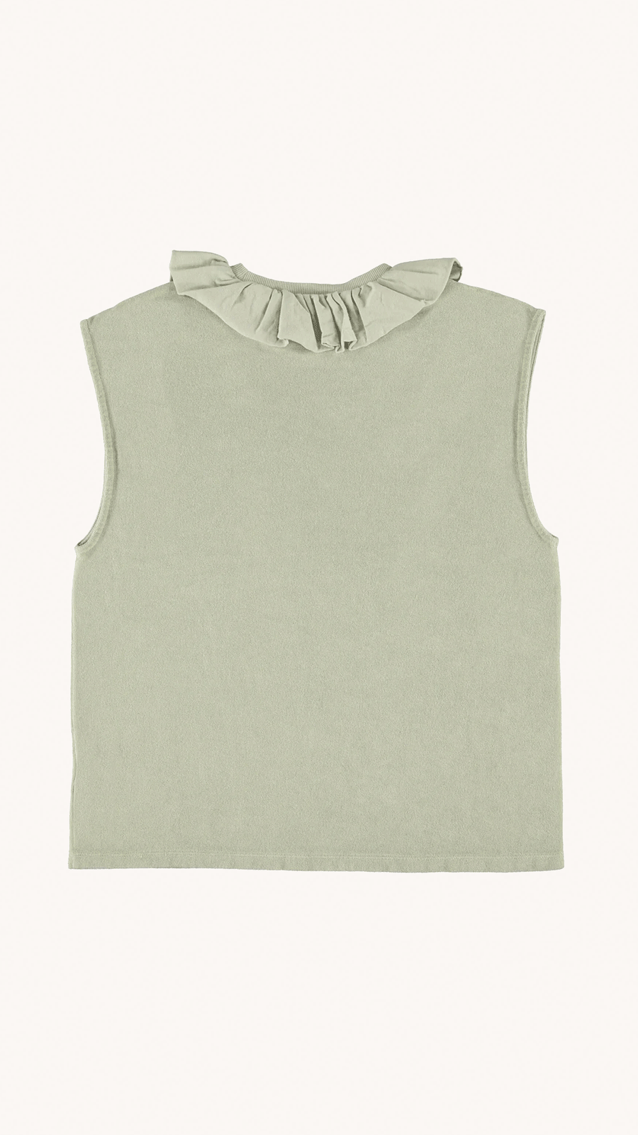 SISTERS DEPARTMENT - T-shirt à Froufrous Vert Panthère