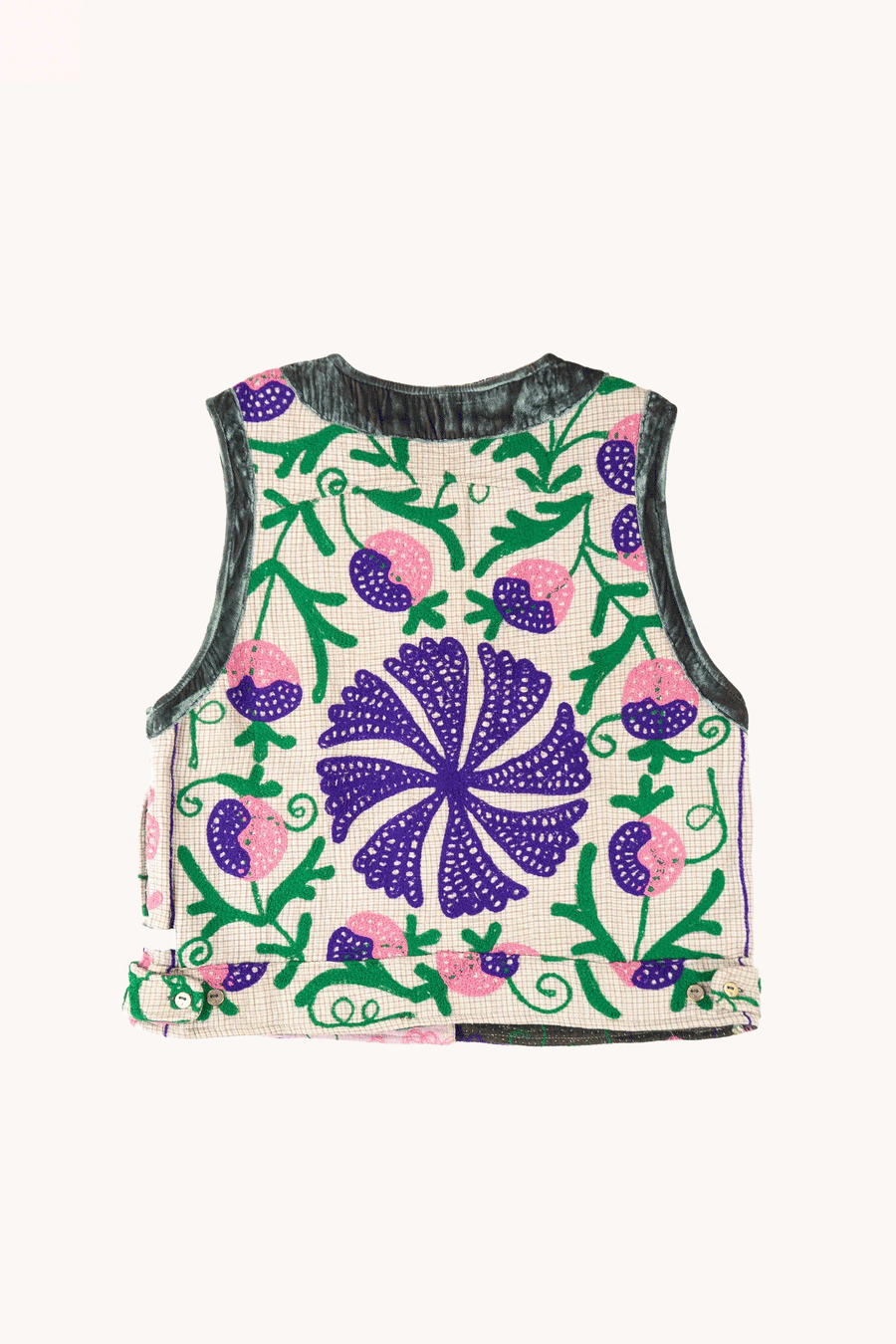 L'ÎLE BLEUE - GILET ANNIE VELVET SUZANI 1