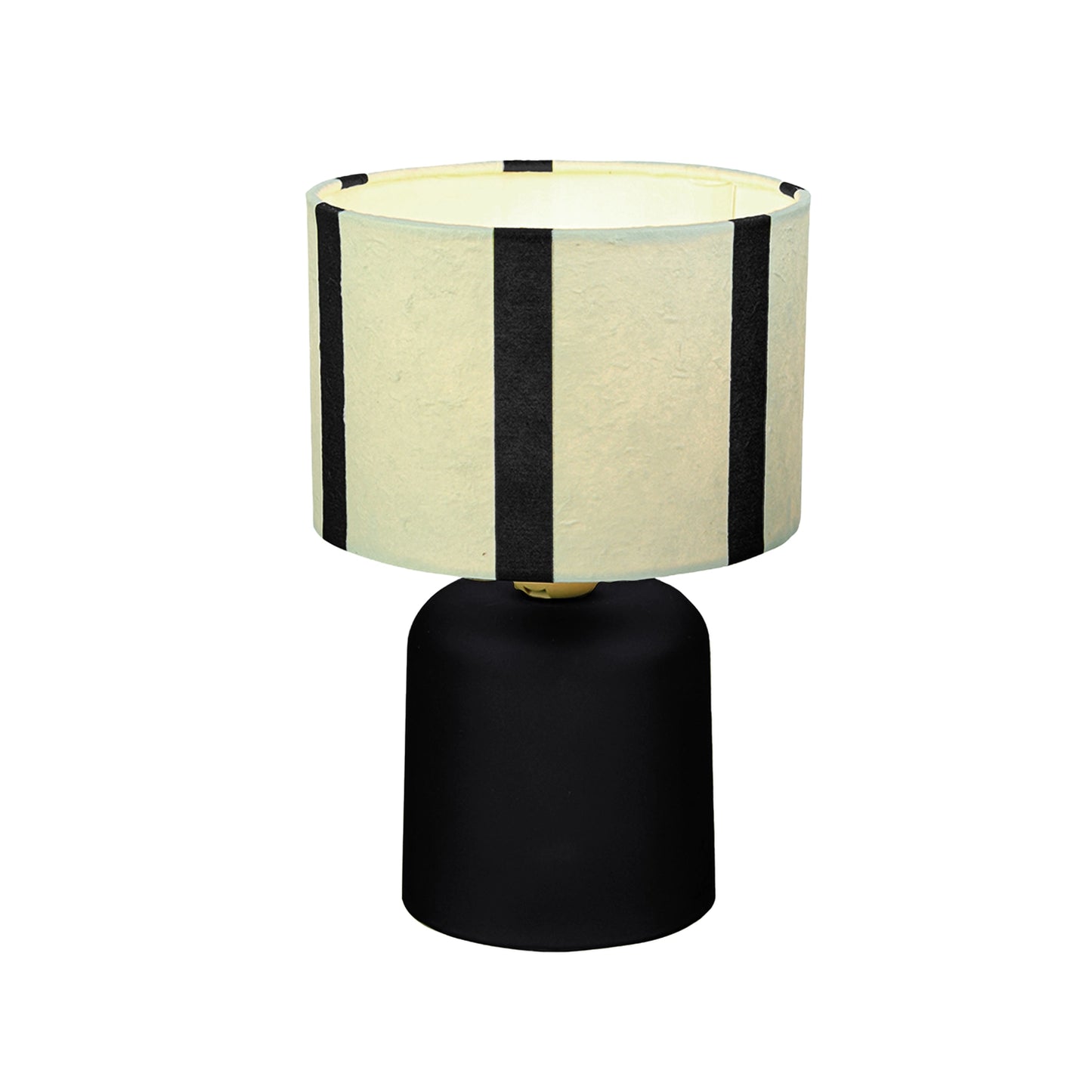 OPJECT PARIS - PETITE LAMPE LED A PIED RAYURE NOIR