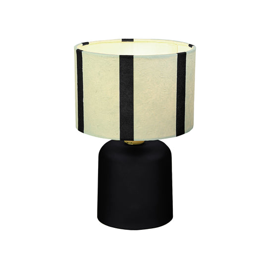 OPJECT PARIS - PETITE LAMPE LED A PIED RAYURE NOIR