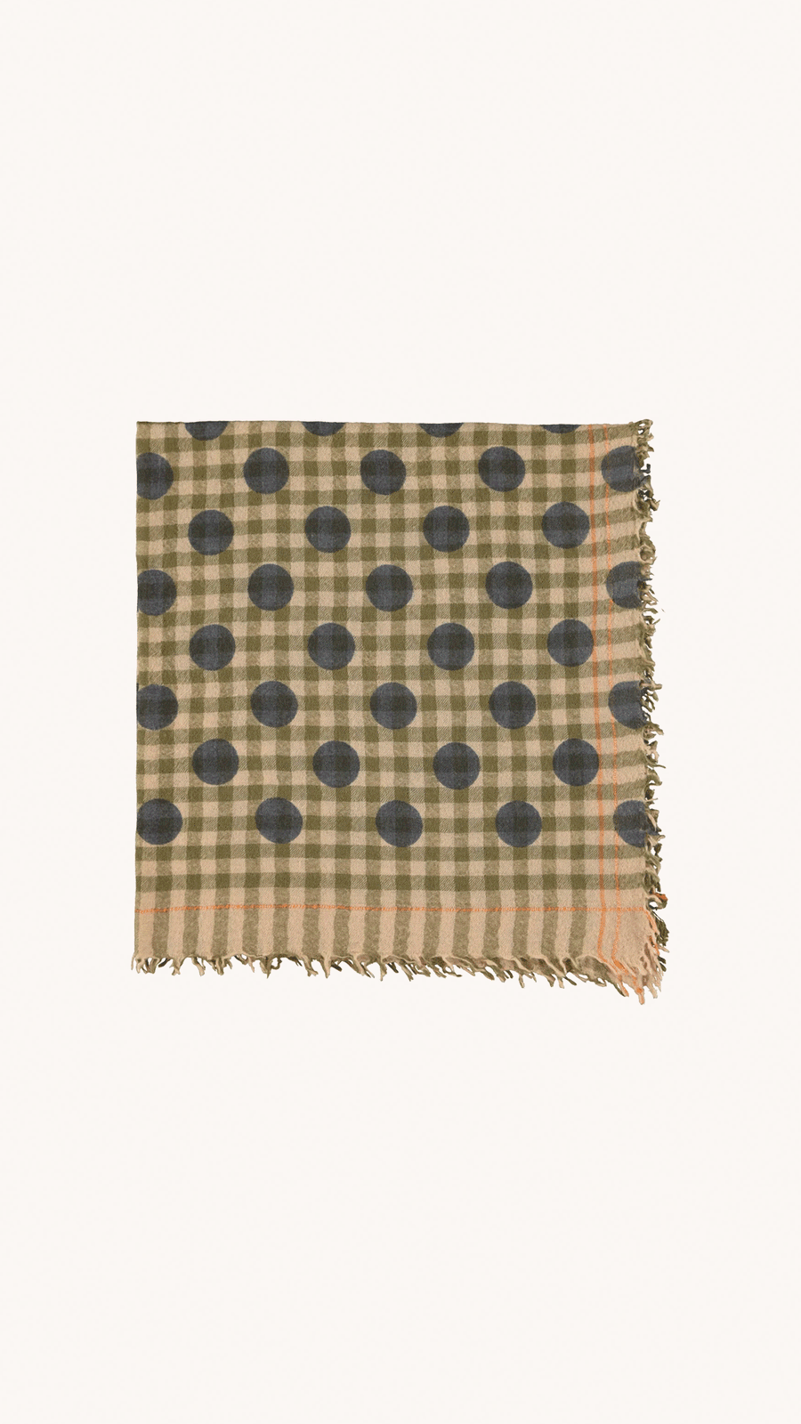 SISTERS DEPARTMENT - Foulard à Pois Vert Femme