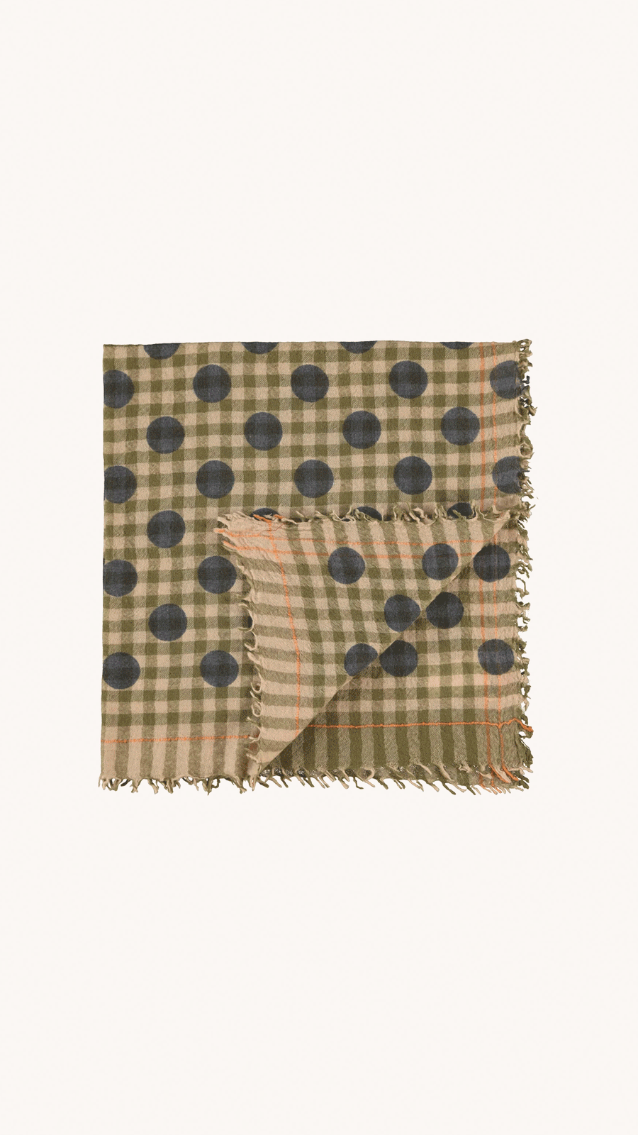 SISTERS DEPARTMENT - Foulard à Pois Vert Femme