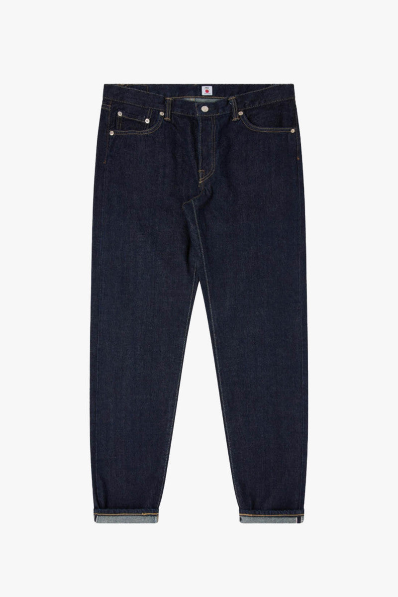 Jean homme Edwin Regular Tapered Red Selvedge blue rinsed, vue principale