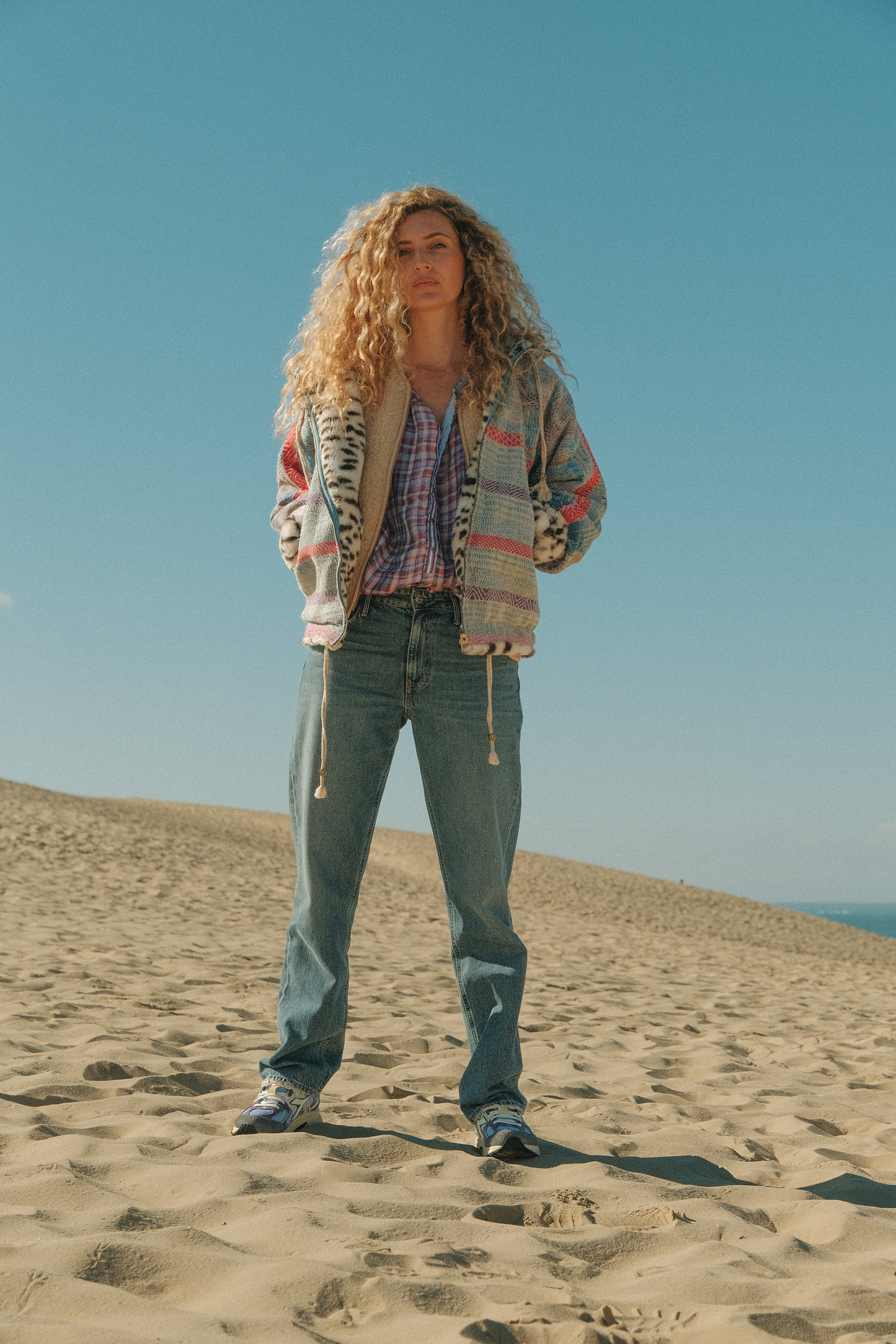 THE BLUE ISLAND - Reversible Hoodie Coat Color 29