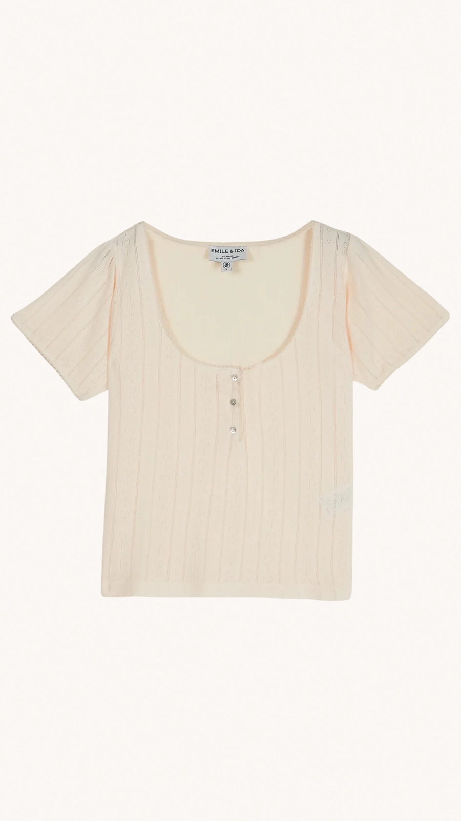 T-SHIRT EMILE ET IDA - Dona Crème
