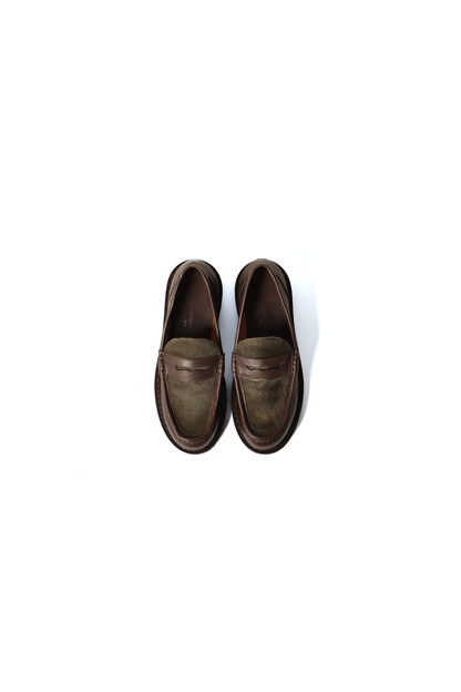 KJORE PROJECT - Suede Loafer Olive