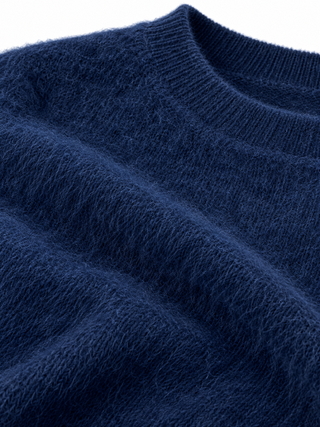 Pull ras de cou manches courtes Esthème coloris nuit, cinquième vue