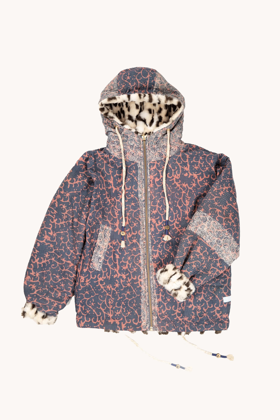 L’ÎLE BLEUE - MANTEAU HOODIE