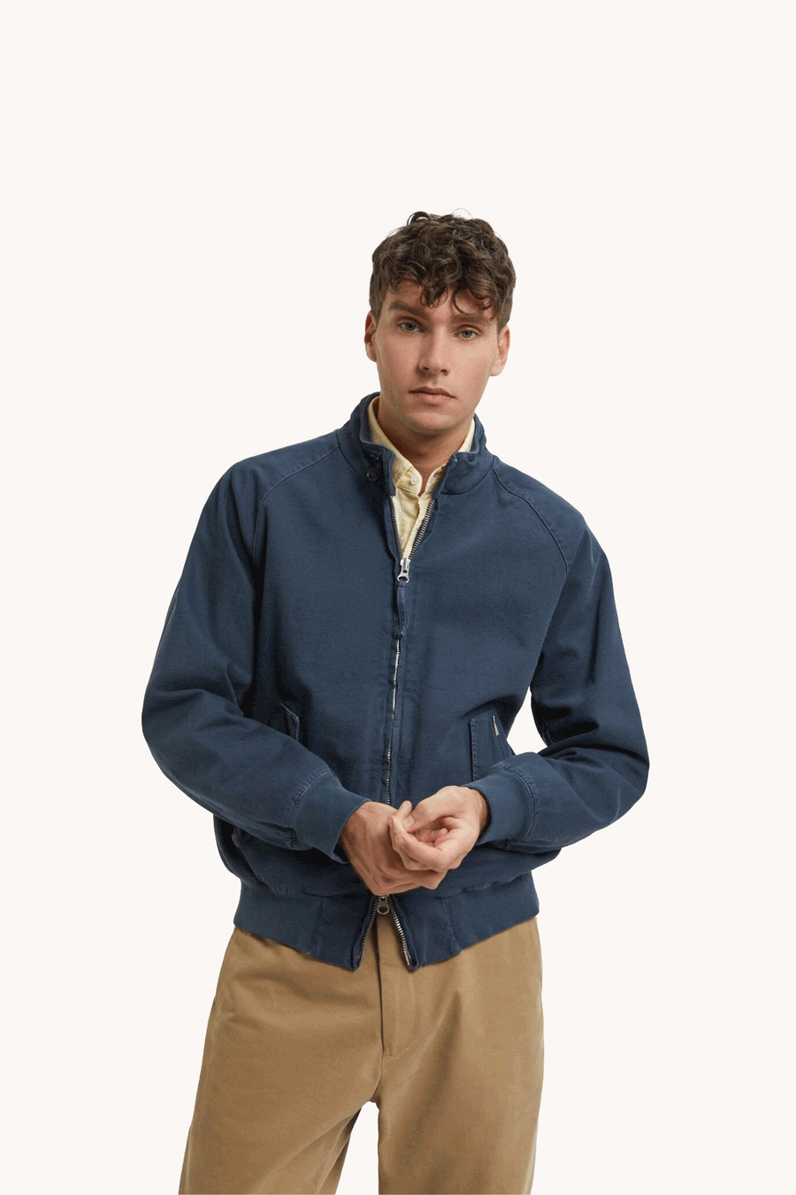 BARACUTA - Veste G9 en Toile Teint en Pièce