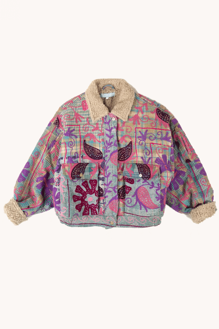L'ÎLE BLEUE - BLOUSON JIM FOURRÉ - SUZANI