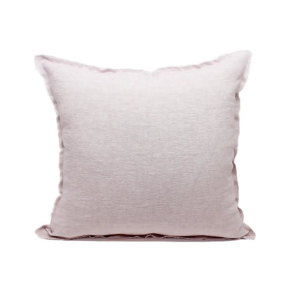 GIARDINO SEGRETO - HOUSSE DE COUSSIN EN LIN ROSE
